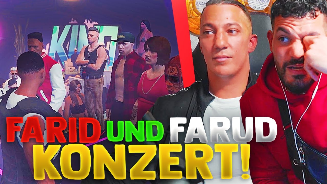 FARID BANG und FARUD BEN erstes KONZERT!🤯| GTA RP Teil 23 | Farid Bang Stream Highlights✨