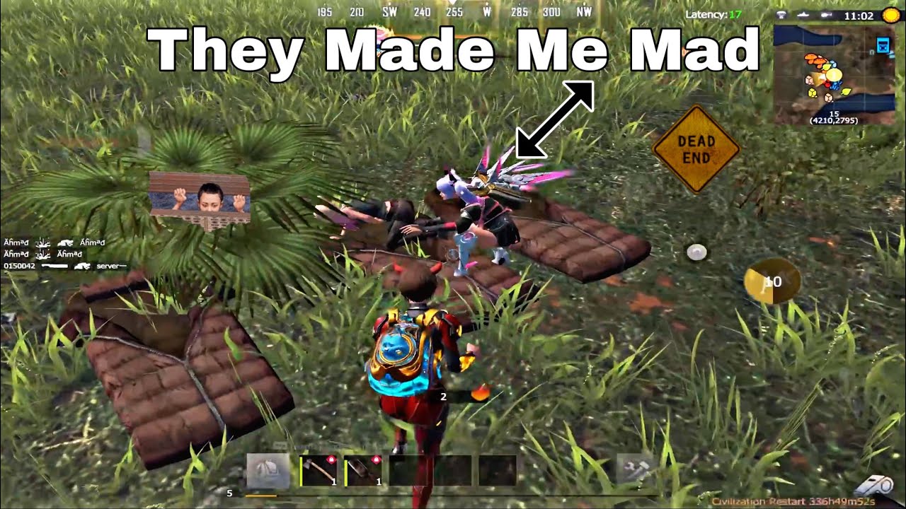 They Made Me Mad And I Eat Server - Solo Journey - Last Island Of Survival #lios #ldrs