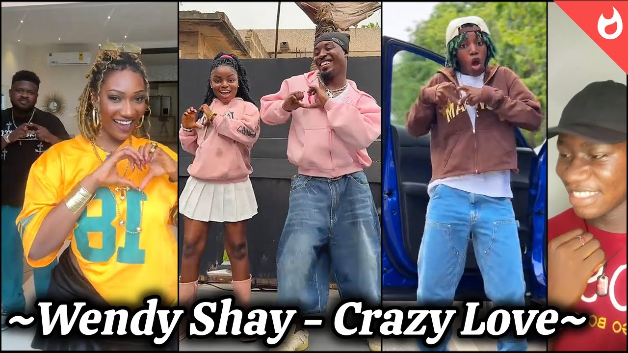 New Dance Challenge 🔥~ Crazy Love By Wendy Shay ft. Olive The Boy - Tiktok Dance Challenge