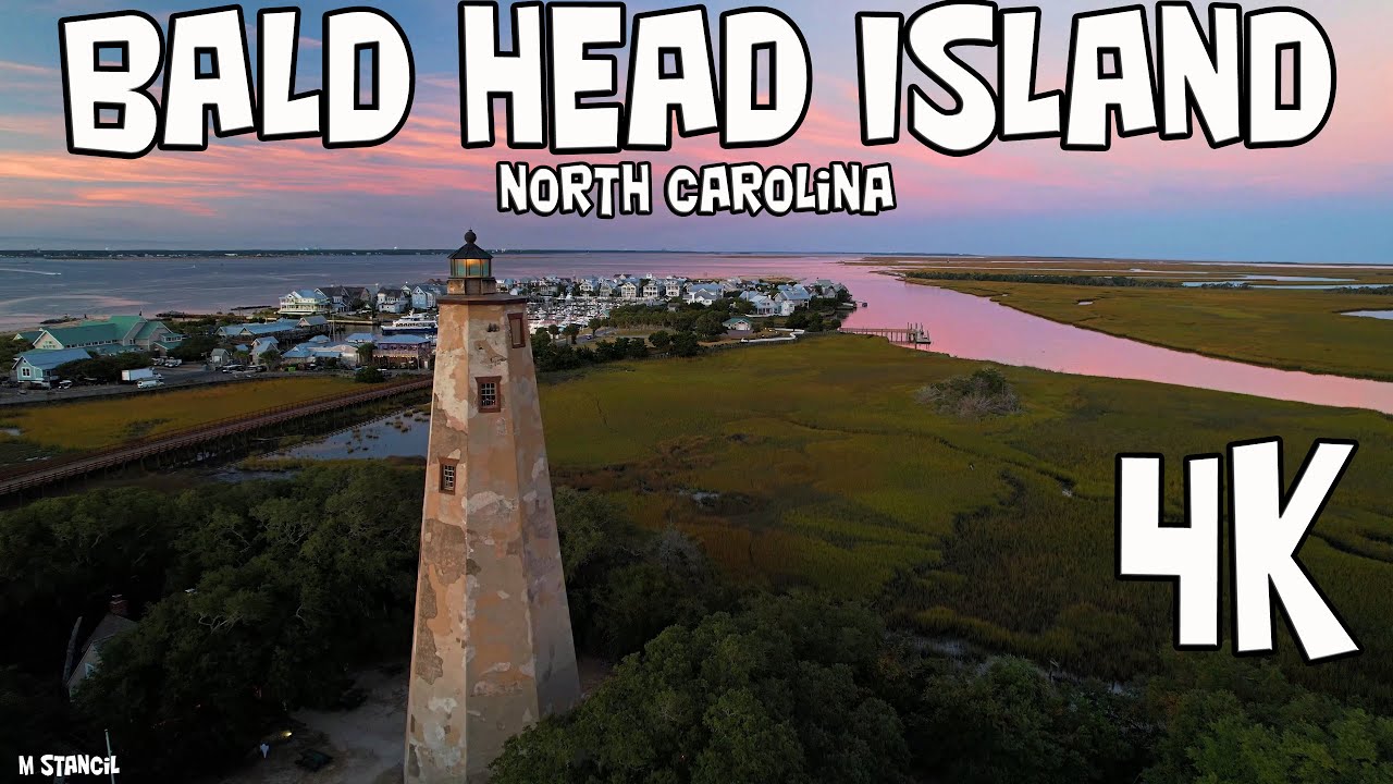 Bald Head Island NC 4K  / Beautiful Island South of Wilmington (DJI Mavic Air 2S Drone Footage)