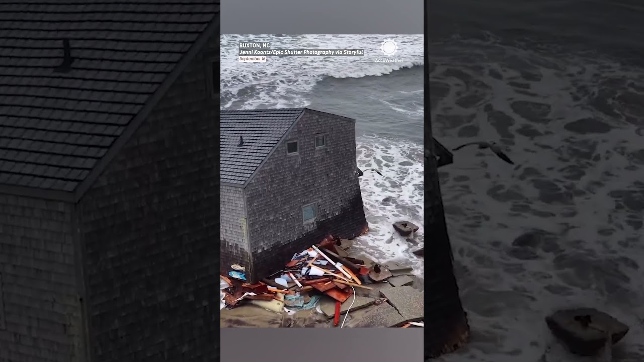 Watch This House Get Swept Away By The Ocean!