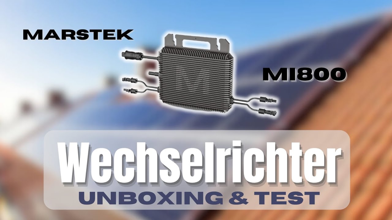 Unboxing und Test von Marstek MI800