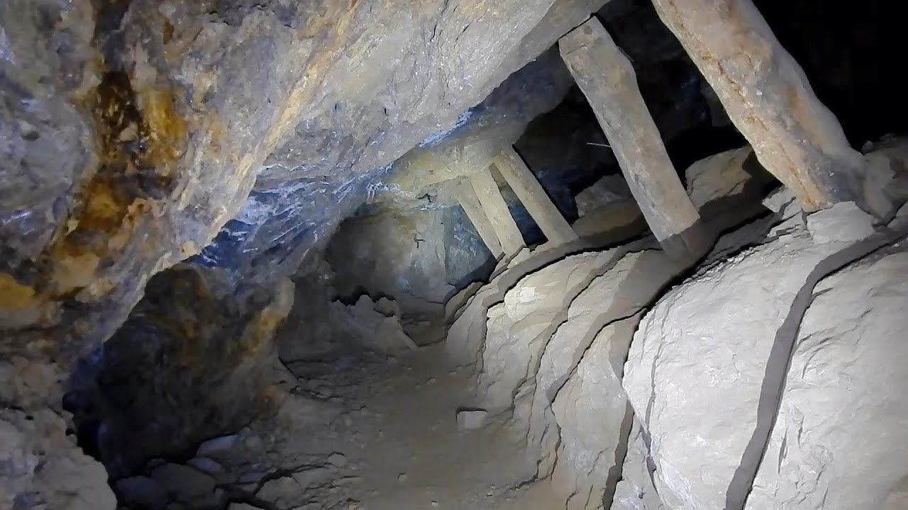 California Tungsten Mine Doesn't Disappoint With Drifts, Stopes, Beautiful Minerals, and Winze Shaft