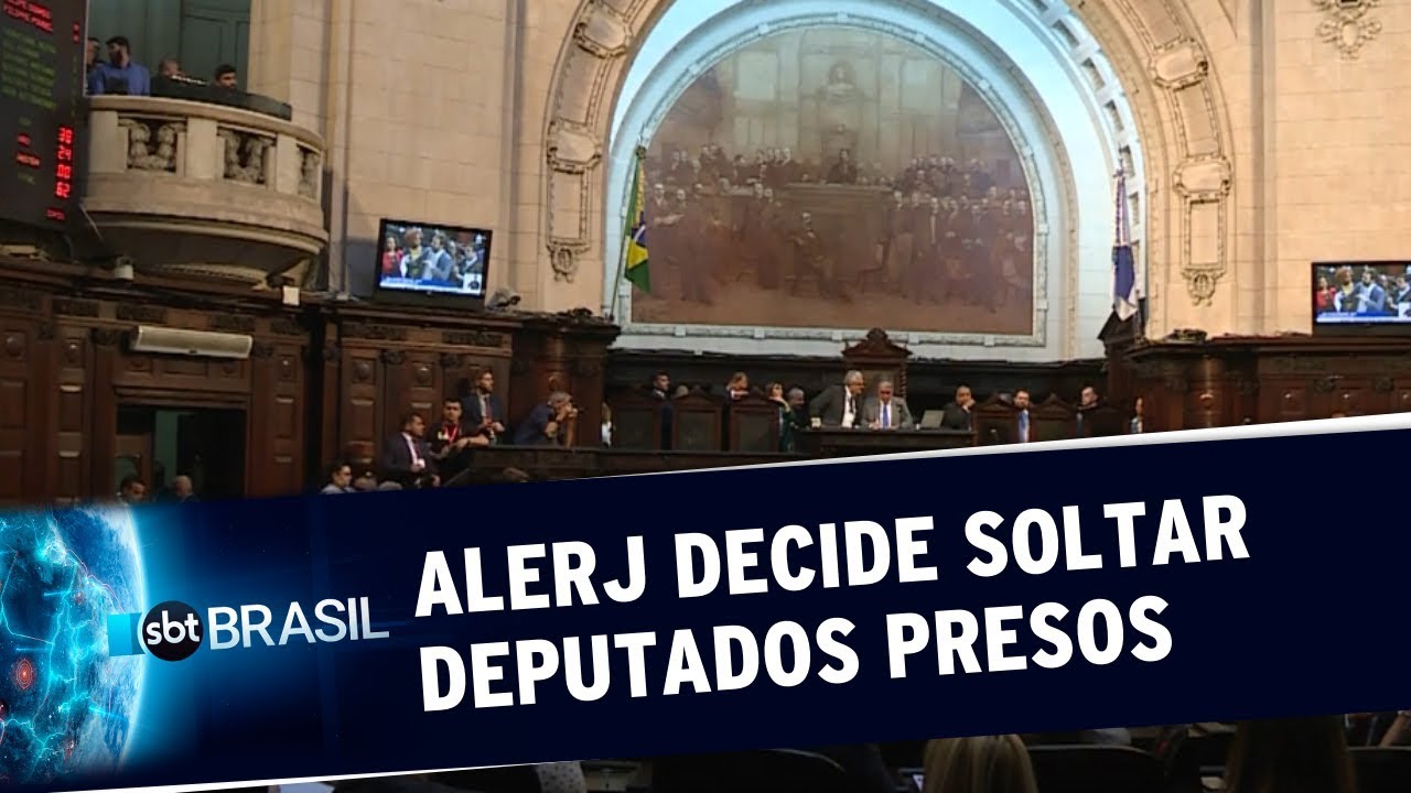 ALERJ decide soltar cinco deputados presos pela Operação Lava Jato | SBT Brasil (22/10/19)