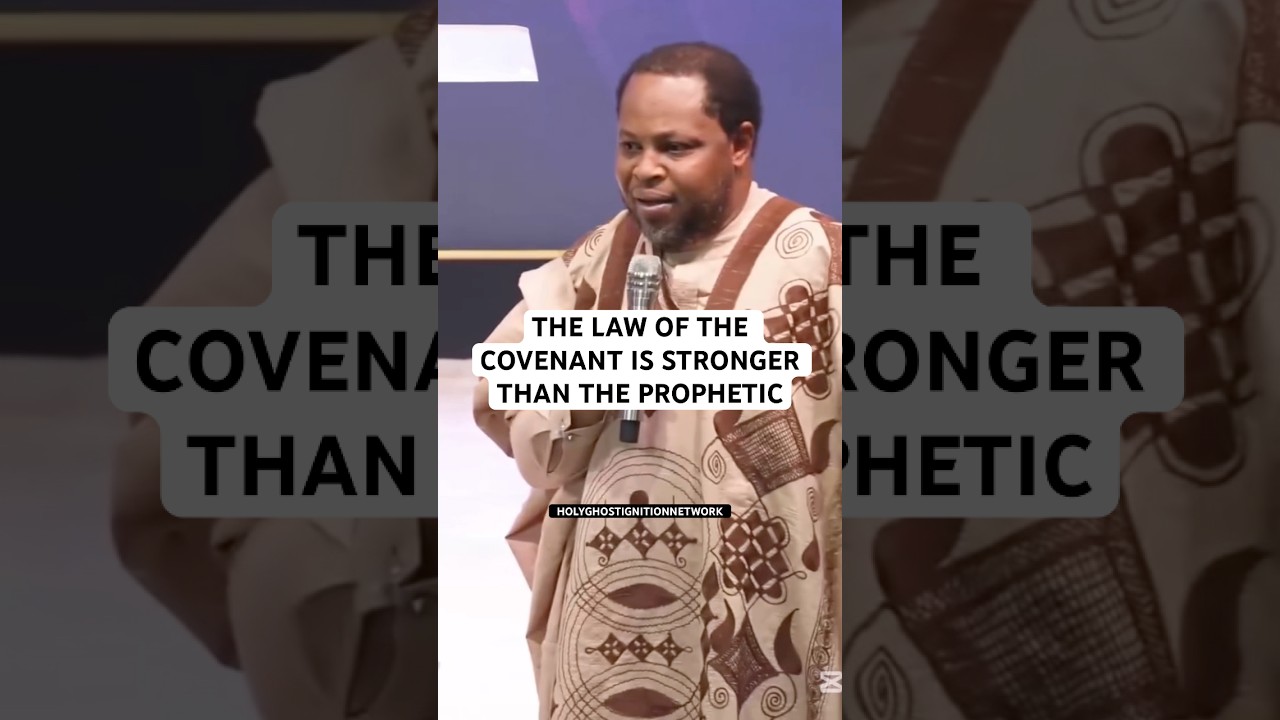 The law of the covenant is stronger than the prophetic #motivation #inspiration #apostlejoshuaselman