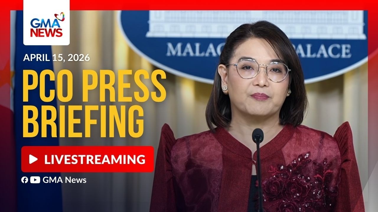 LIVE - PCO press briefing (April 15, 2026) - Replay | GMA News