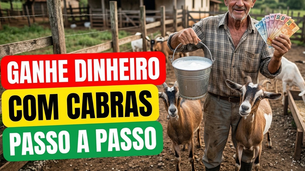 Ganhe DINHEIRO com cabras A rentabilidade da pecuária leiteira semi-intensiva passo a passo