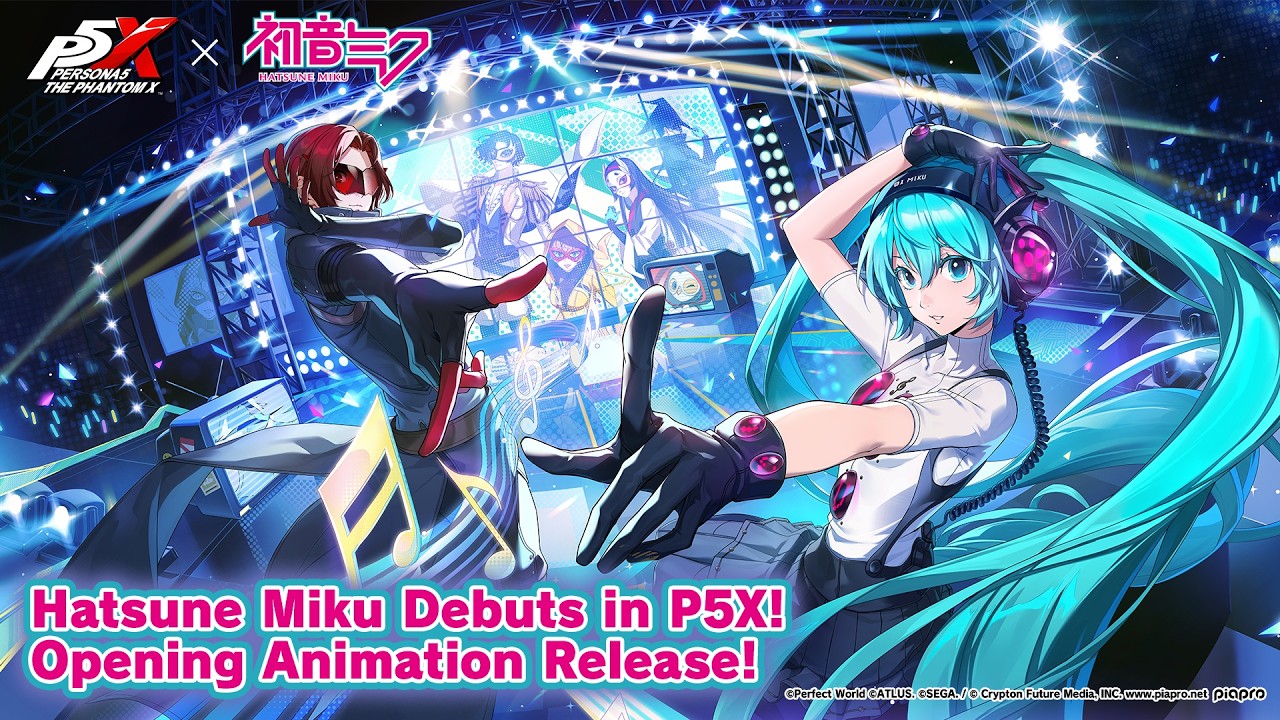 Hatsune Miku x P5X: Special Hatsune Miku Character Introduction! Collab opening revealed!