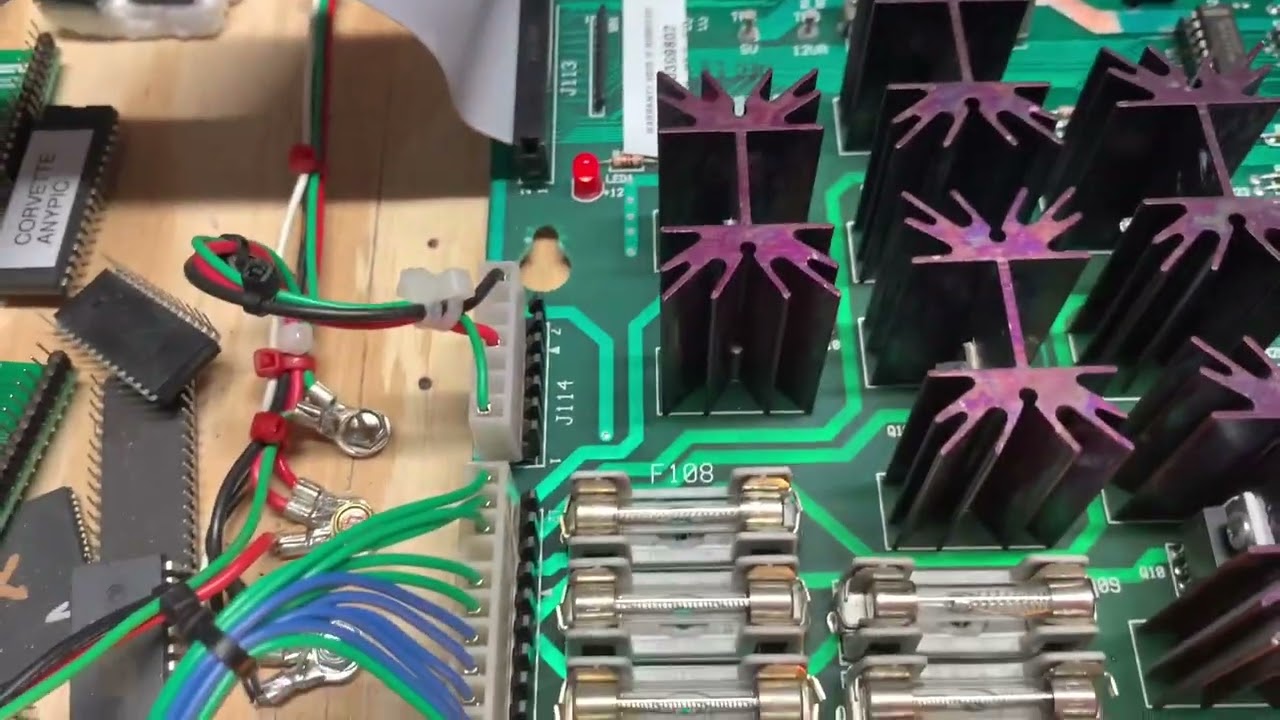 Williams STTNG MPU PowerDriver and DCS Sound board repair and test