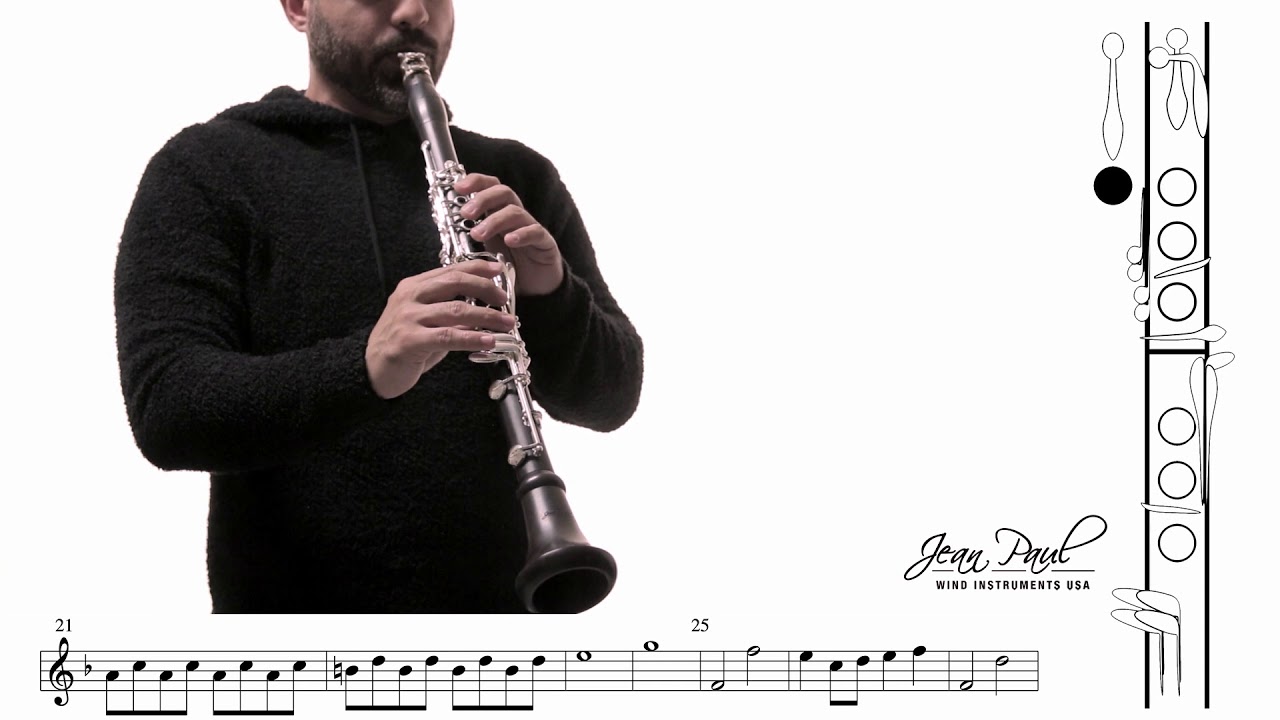 Learn How to Play Over the Rainbow ( Clarinet - Tutorial )