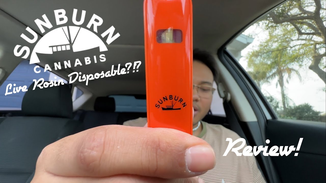 Sunburn Live Rosin Disposable Review!