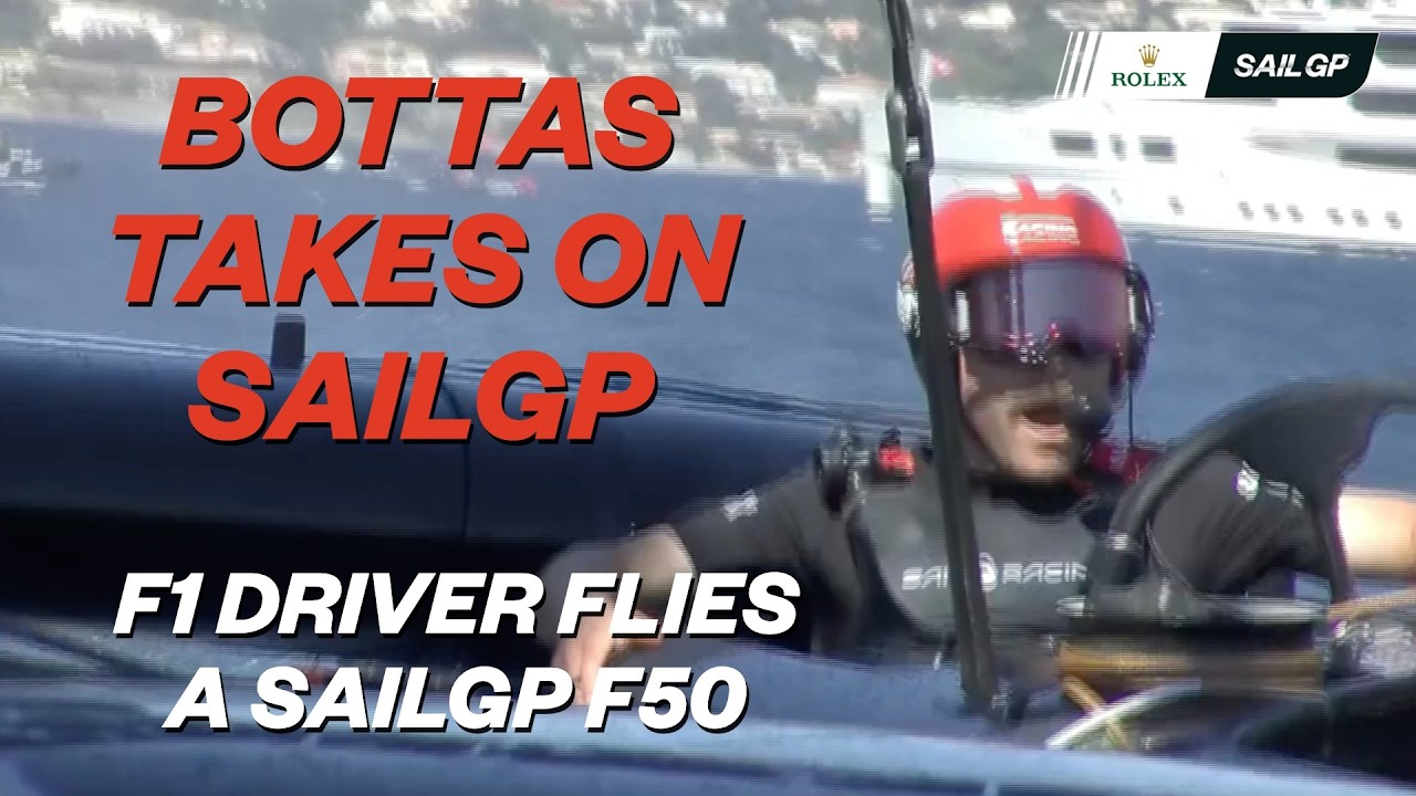 WATCH how F1 Driver Valtteri Bottas races an F50 ⛵️