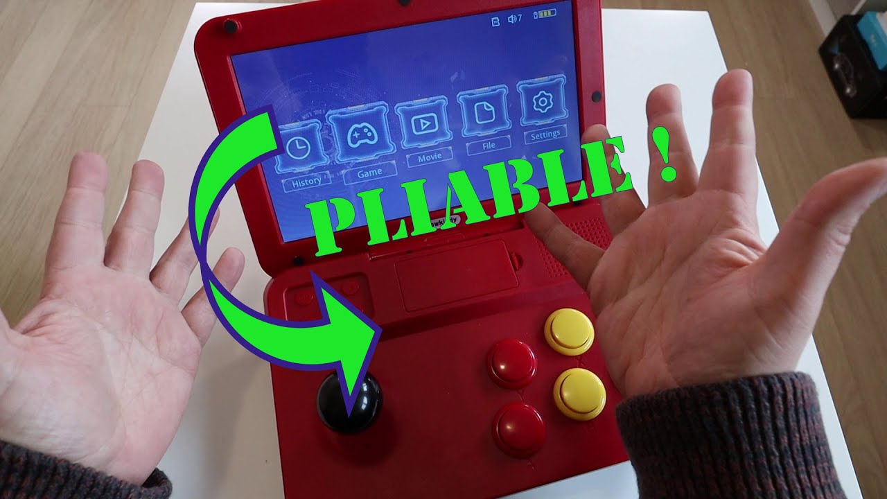 Powkiddy A13 : mini bartop arcade pliable à 80 euros