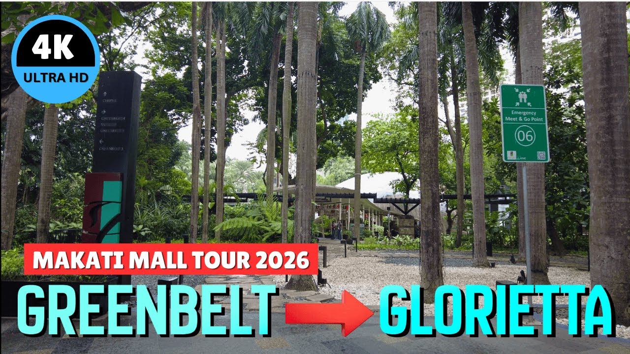 [4K] Greenbelt to Glorietta WALKING TOUR 2026  Makati Mall Vibes