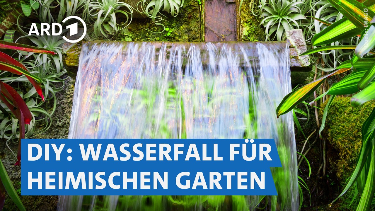Künstlicher Wasserfall: Urlaubsgefühl im eigenen Garten | Marktcheck SWR