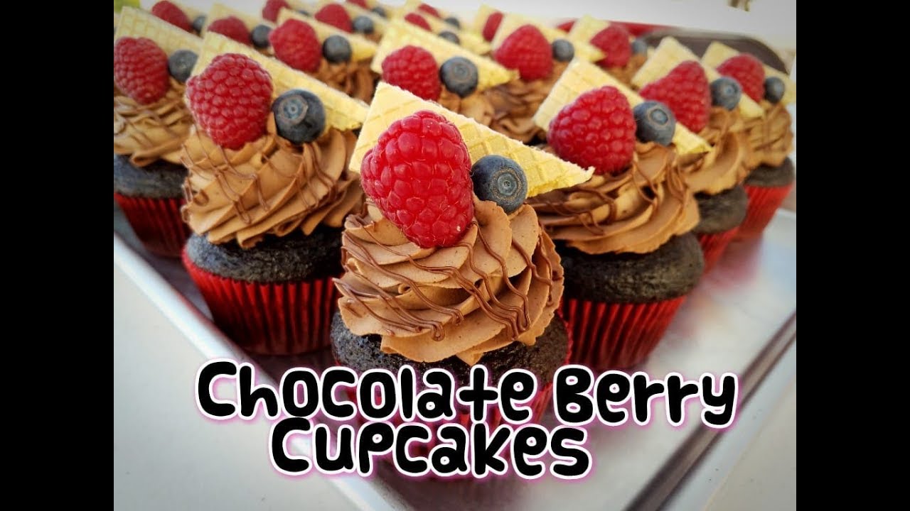 Chocolate Berry Cupcakes!