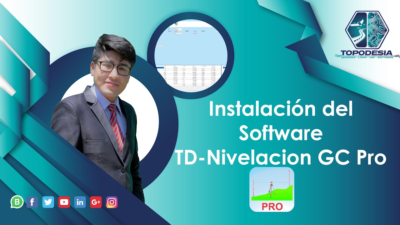 Instalaci&oacute;n del Software TD-Nivelaci&oacute;n GC Pro