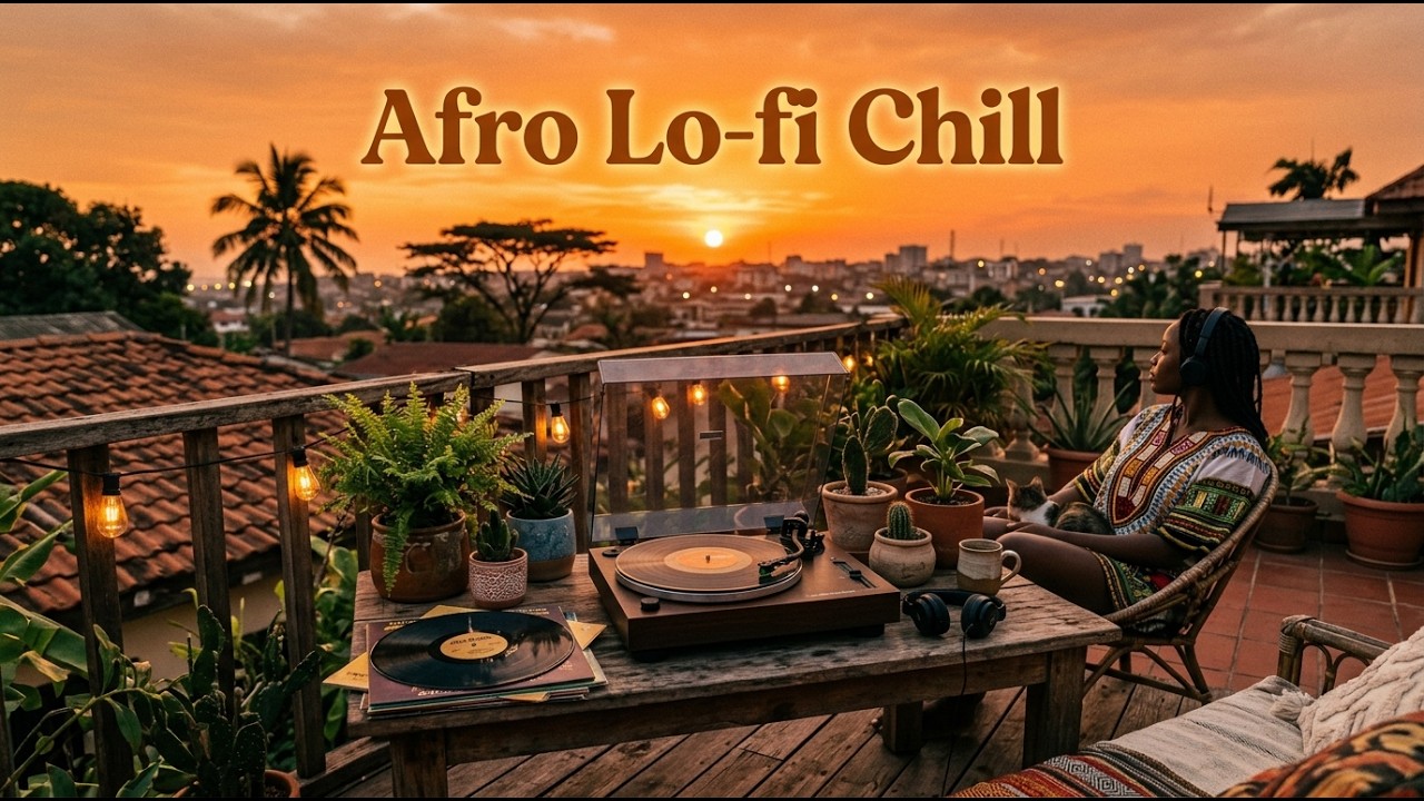 Afro Lo-fi Chill 🌍 — African Beats Meet Lo-fi Vibes | Chill & Relax