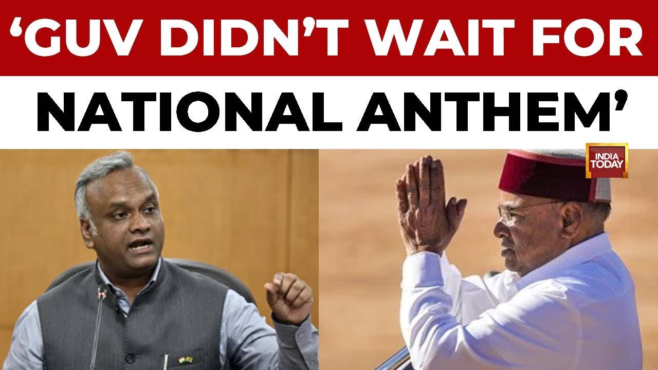 Priyank Kharge Slams Karnataka Guv Over Exiting Assembly; 'Guv Did Not Wait For National Anthem'