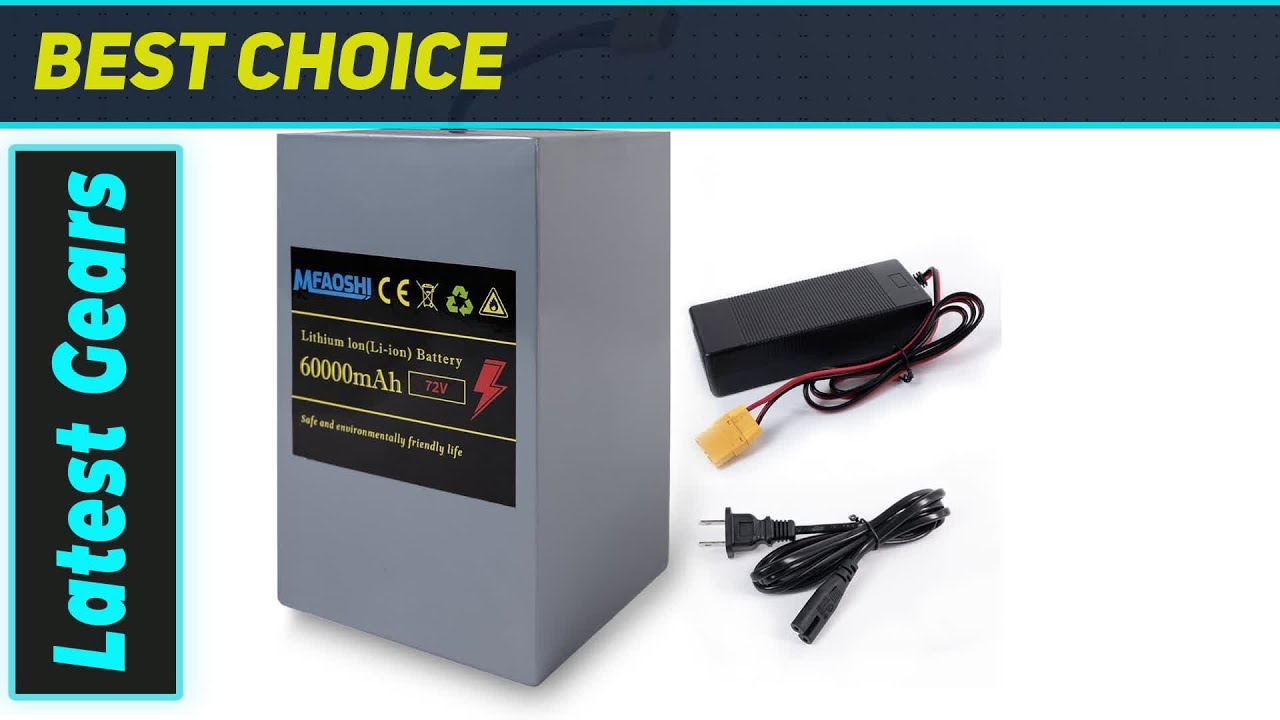 Electric Bike Battery Pack 72V 60Ah &ndash; Best Budget Power Upgrade for 3500W Motors