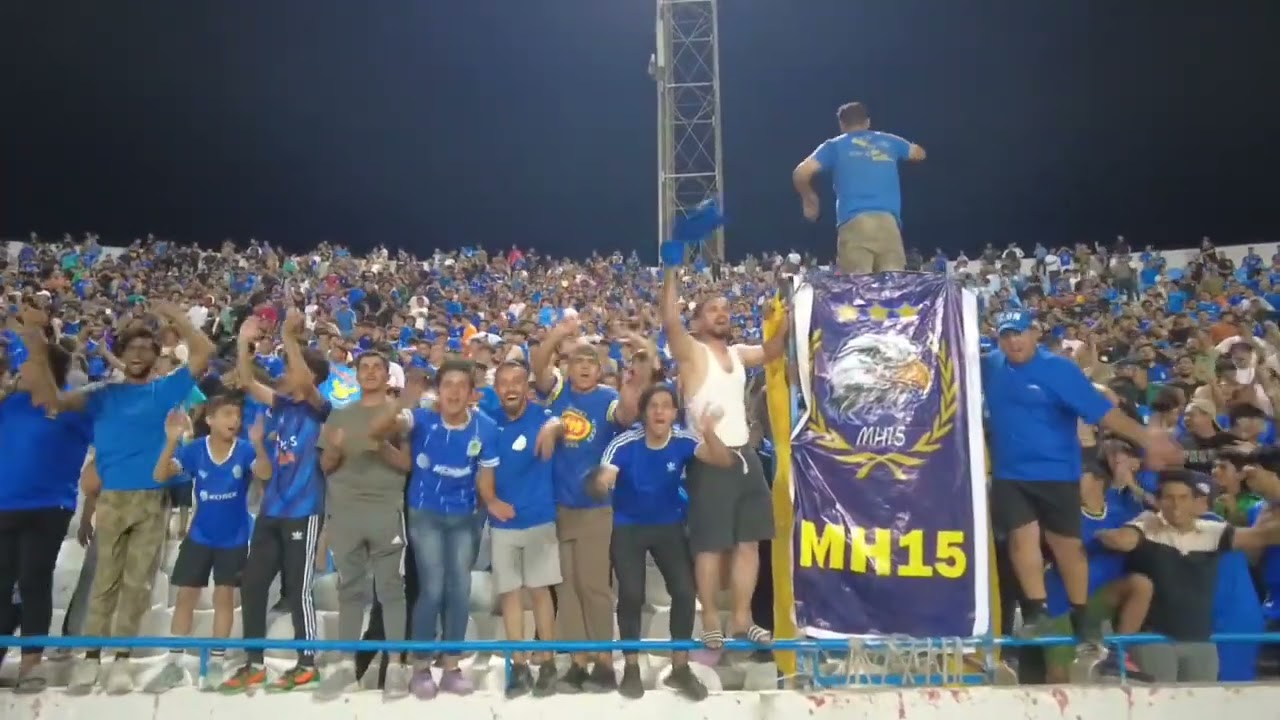 الفوز المثير على الميناء. فرحه جمهور عريق ✌️💙🦅