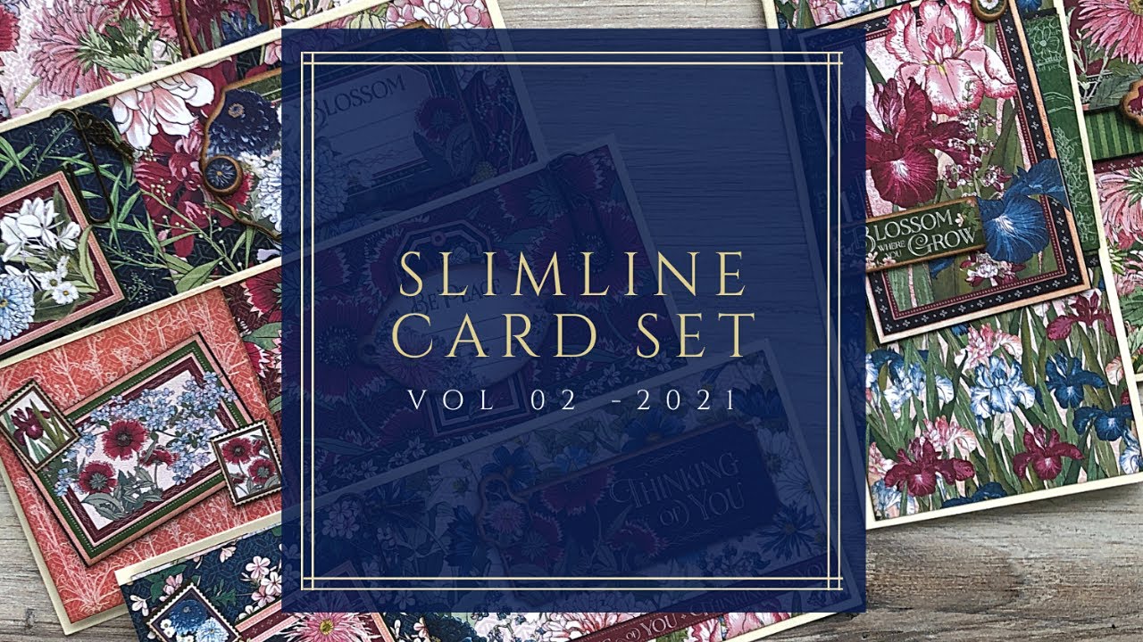 Interactive Slimline Card Set featuring Blossom