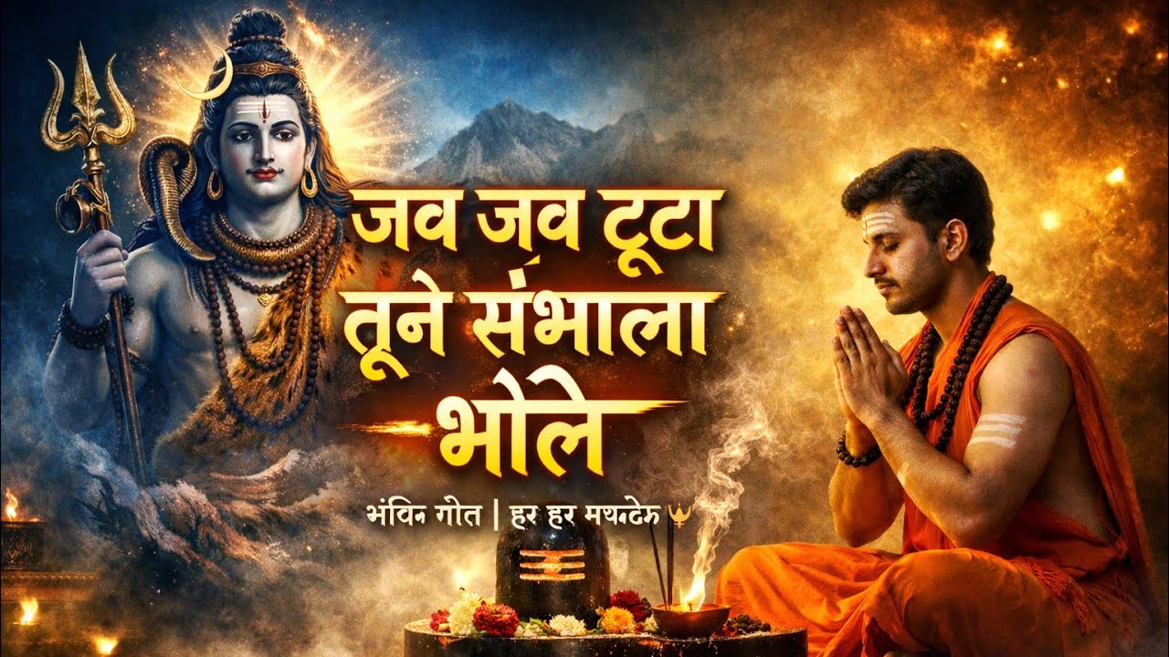 जब जब टूटा तूने संभाला भोले | Heart Touching Shiv Bhajan | Har Har Mahadev 🔱 