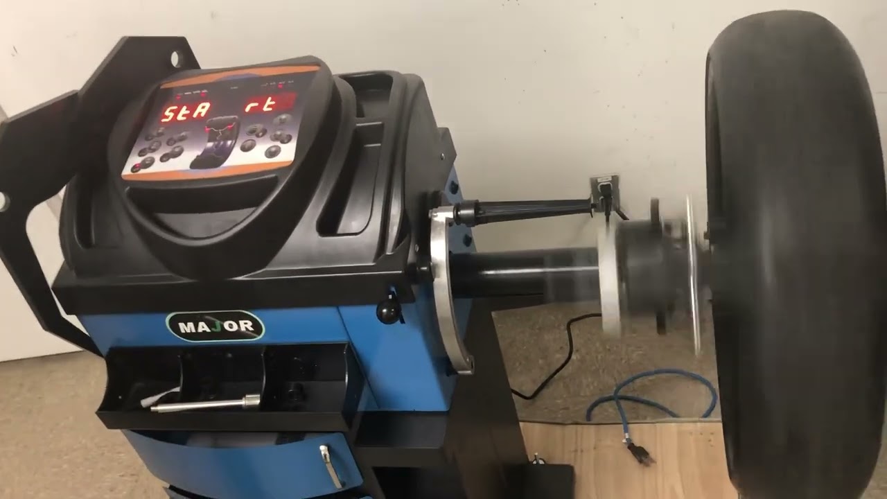 Motorcycle Wheel Balancer CB-5563 | Calibration | Hand-spin