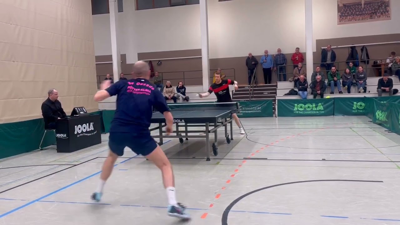 TT-Oberliga 2025: Jannik Hehemann (SF Oesede) - Joshua Martin (TV Hude)
