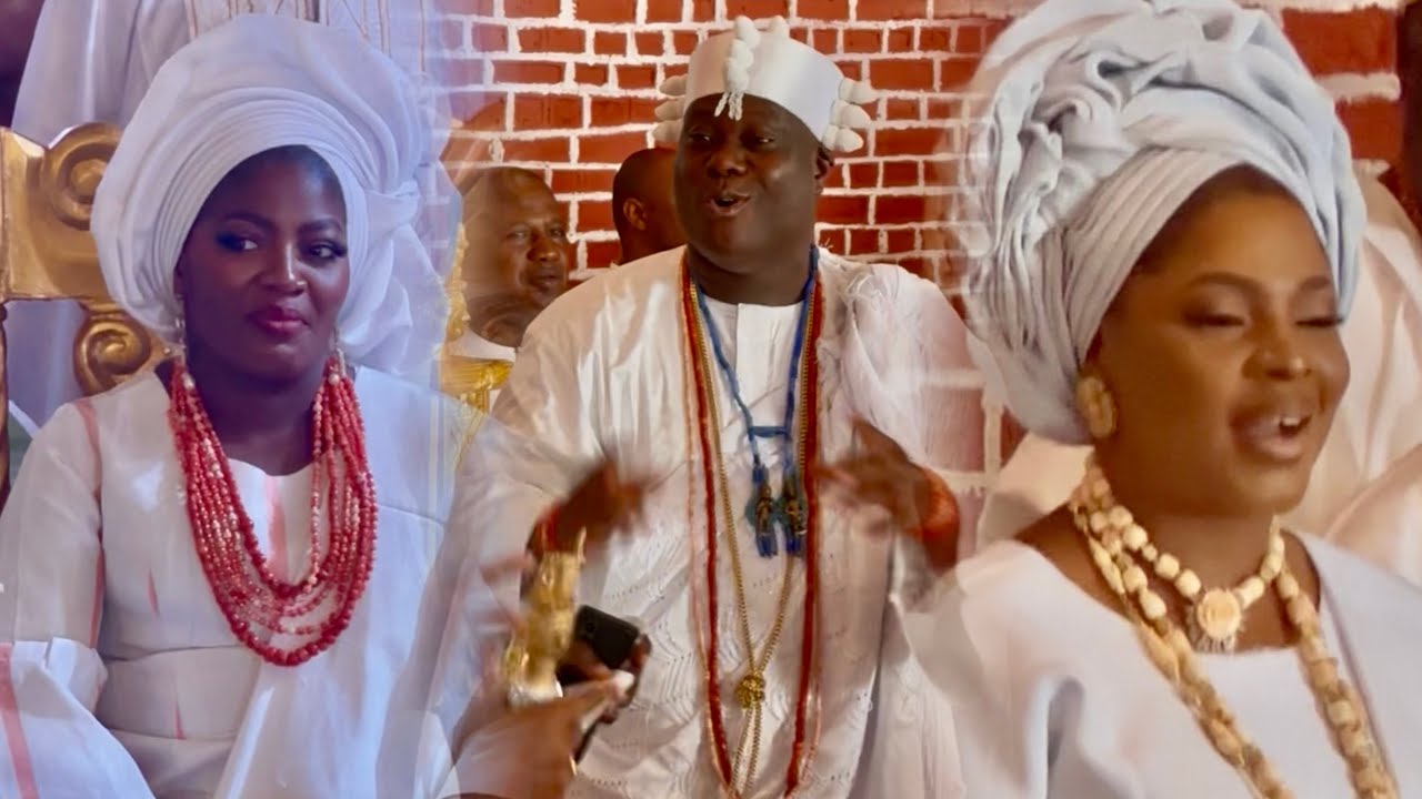 OONI OF IFE DISPLAY HIS DANCING SKILLS IN FRONT OF QUEEN ASHLEY & TEMITOPE AS HIS FAV MUSIC WAS SANG