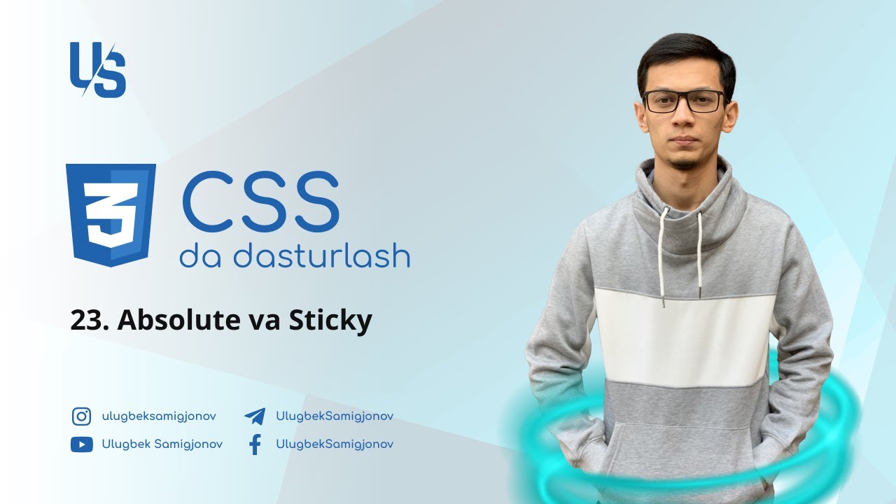 CSS | 23. Absolute va Sticky
