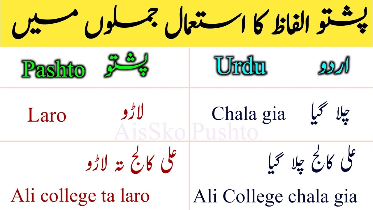 How to learn pashto language fast | How to learn any language easily | Aissko pushto🔥