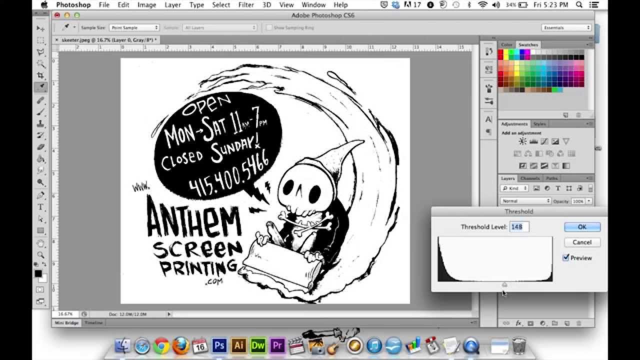 Photoshop for Screen Printing - The Basics