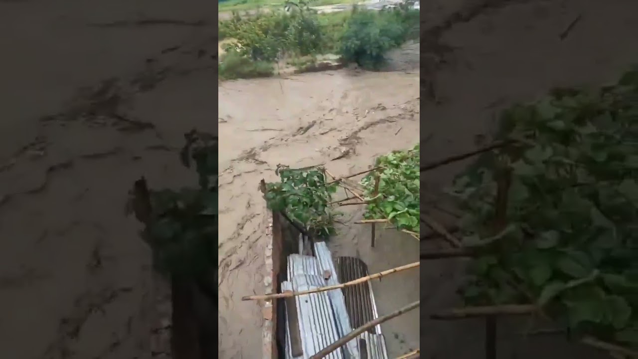 Landslides and flood caused by Cyclone Remal in Senapati of #Manipur, India 🇮🇳 (28.05.2024)