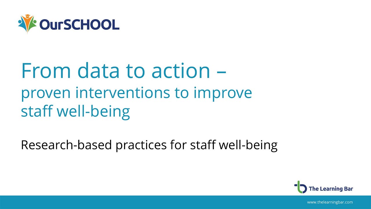 Webinar: Learn proven interventions and strategies to bolster staff well-being