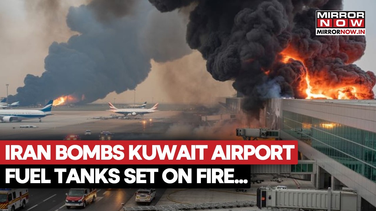 Iranian Drones Rip Through Kuwait Airport, Fuel Tankers Set On Fire As US, Israel Intensify Strikes