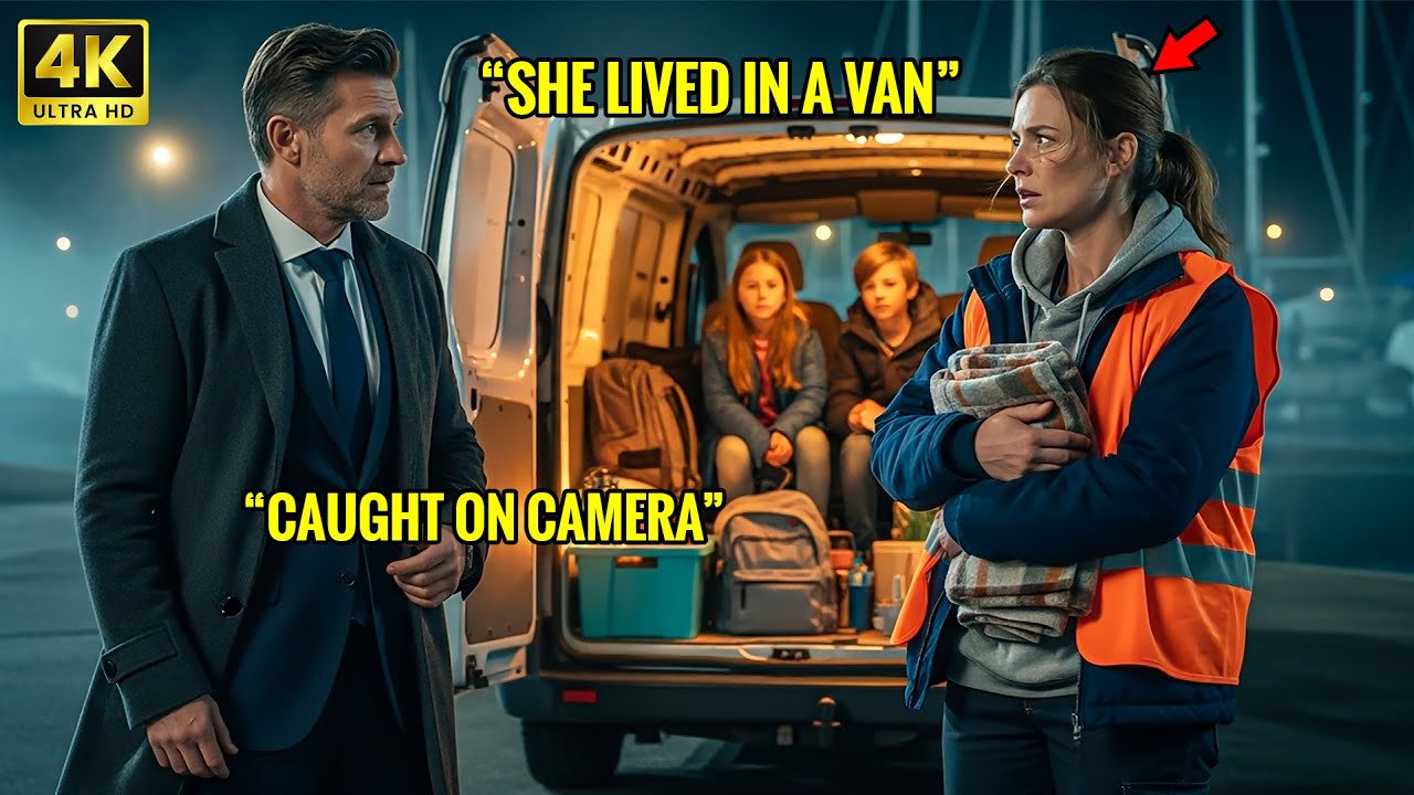 CEO Saw His Best Worker Sleeping in a Van with 2 Kids — Next Day He Stopped the “Theft” Setup Cold
