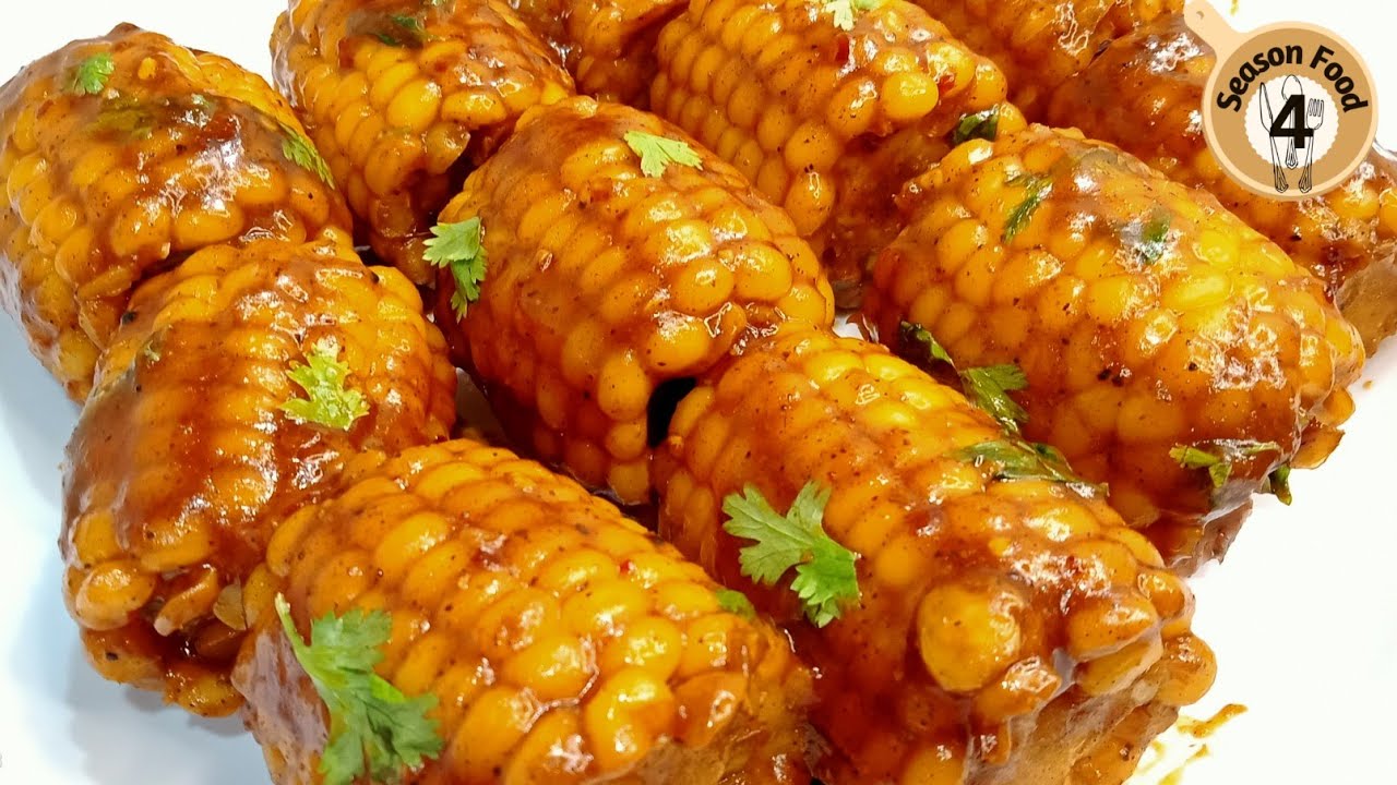 Yummy Corn Recipe by 4 season food | چٹ پٹی مکئی ریسپی | easy recipe| evening recipe| teatime recipe