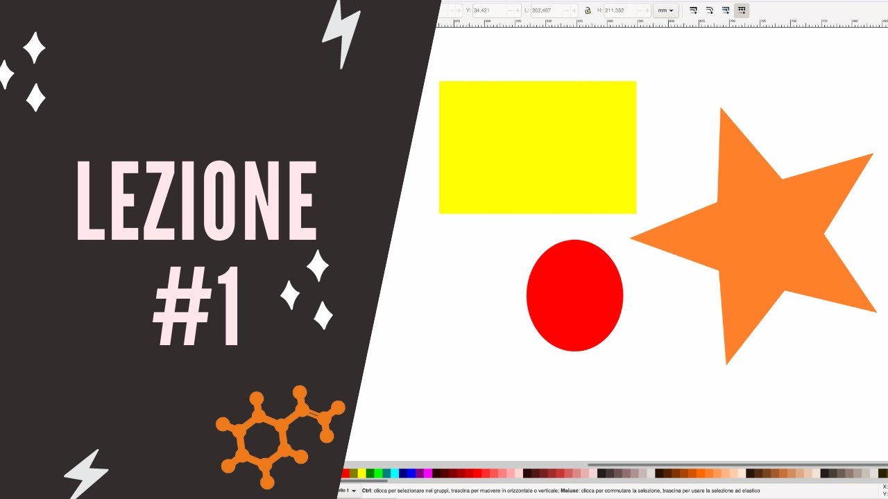 Gli oggetti, i tracciati, le immagini | Guida introduttiva ad Inkscape