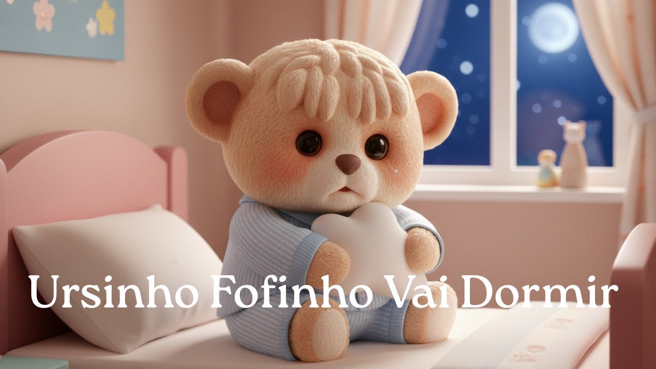 🎵Ursinho Fofinho Vai Dormir 🎵 | Música de Ninar Suave para Bebês