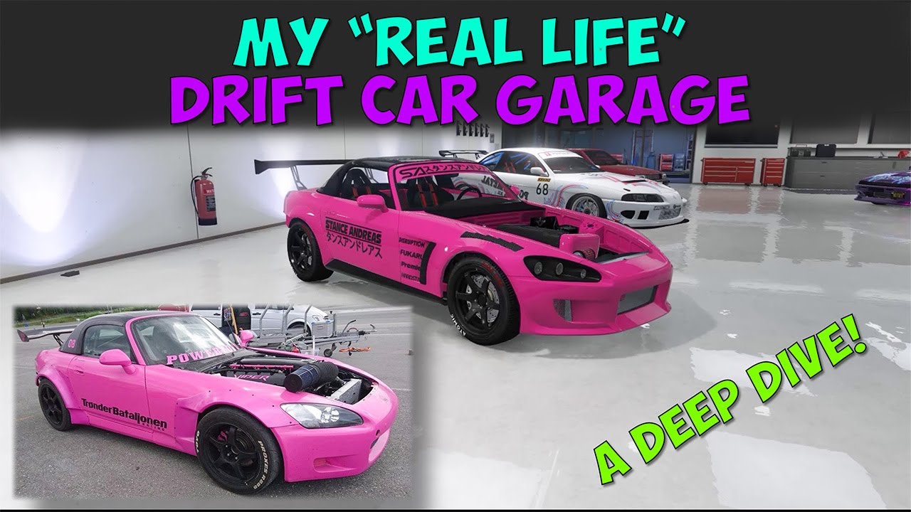 My Ultimate Drift Car Garage Tour - a 
