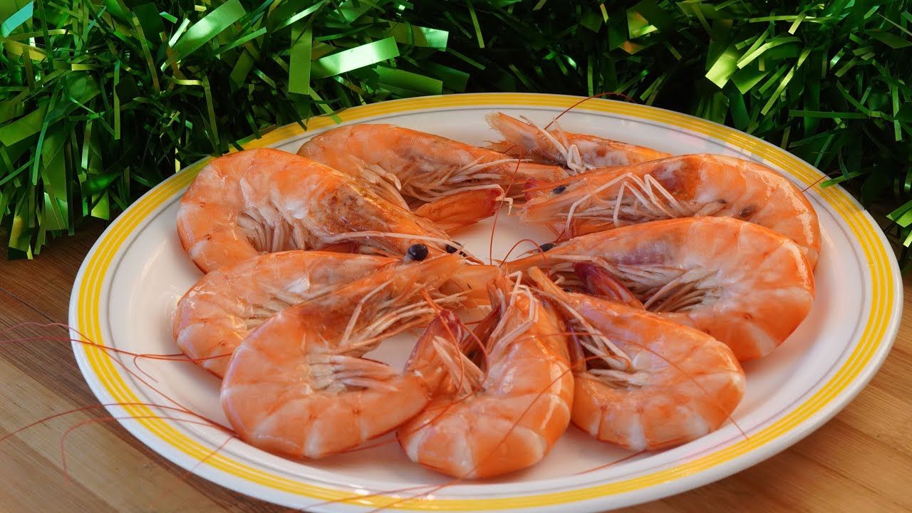 Langostinos cocidos