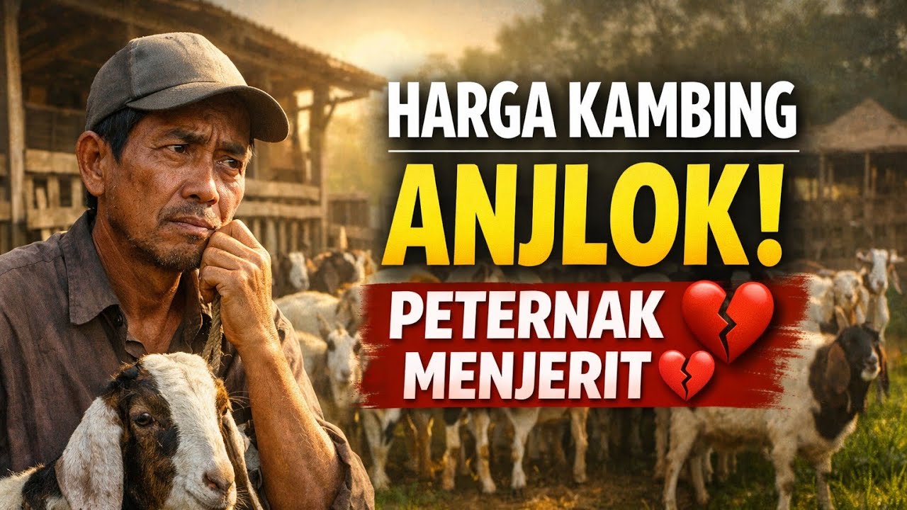 Dulu 1,4 Juta… Sekarang 900 Ribu! Kisah Peternak Kambing Bertahan di Tengah Harga Anjlok 