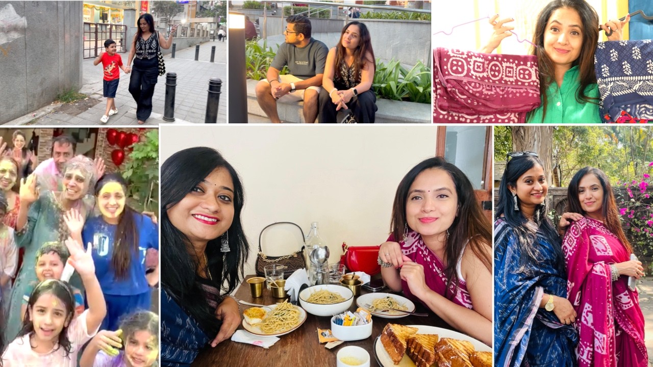 ನನ್ನ 3 ದಿನ - ಸೀರೆ ಹಾಕೊಂಡು ಮಾಡ್ರನ್ ಕೆಫೆ ಗೆ ಹೋದಾಗ | 3 Days in My Life, Saree Outings