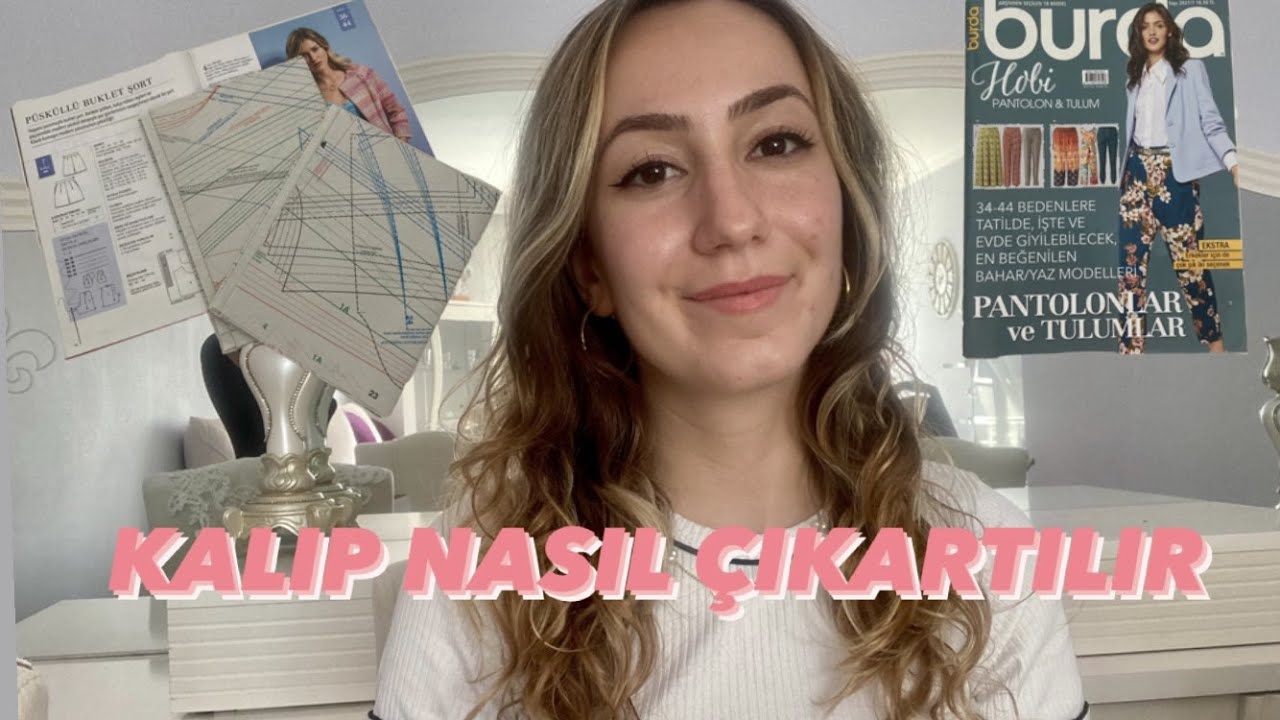 DİKİŞ 101 / DİKİŞ KALIBI NASIL ÇIKARTILIR? BURDA DERGİSİNDEN KALIP NASIL ÇIKARTILIR?