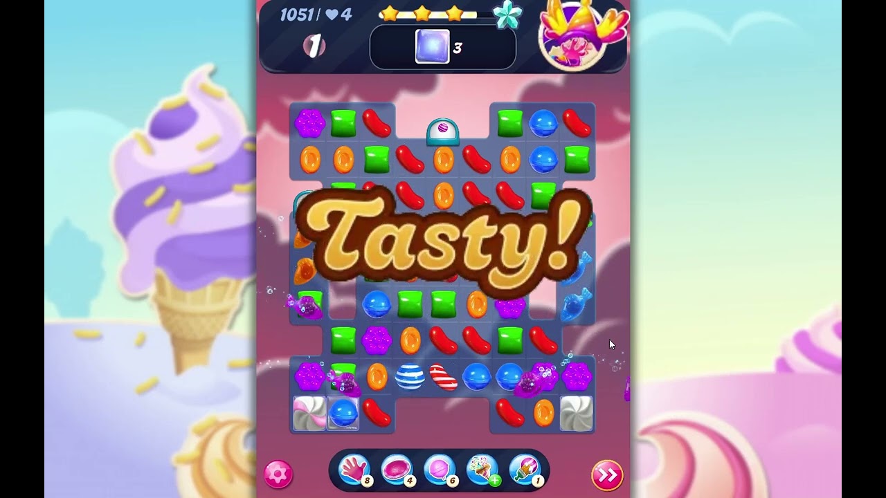 Candy Crush Saga Level 1051
