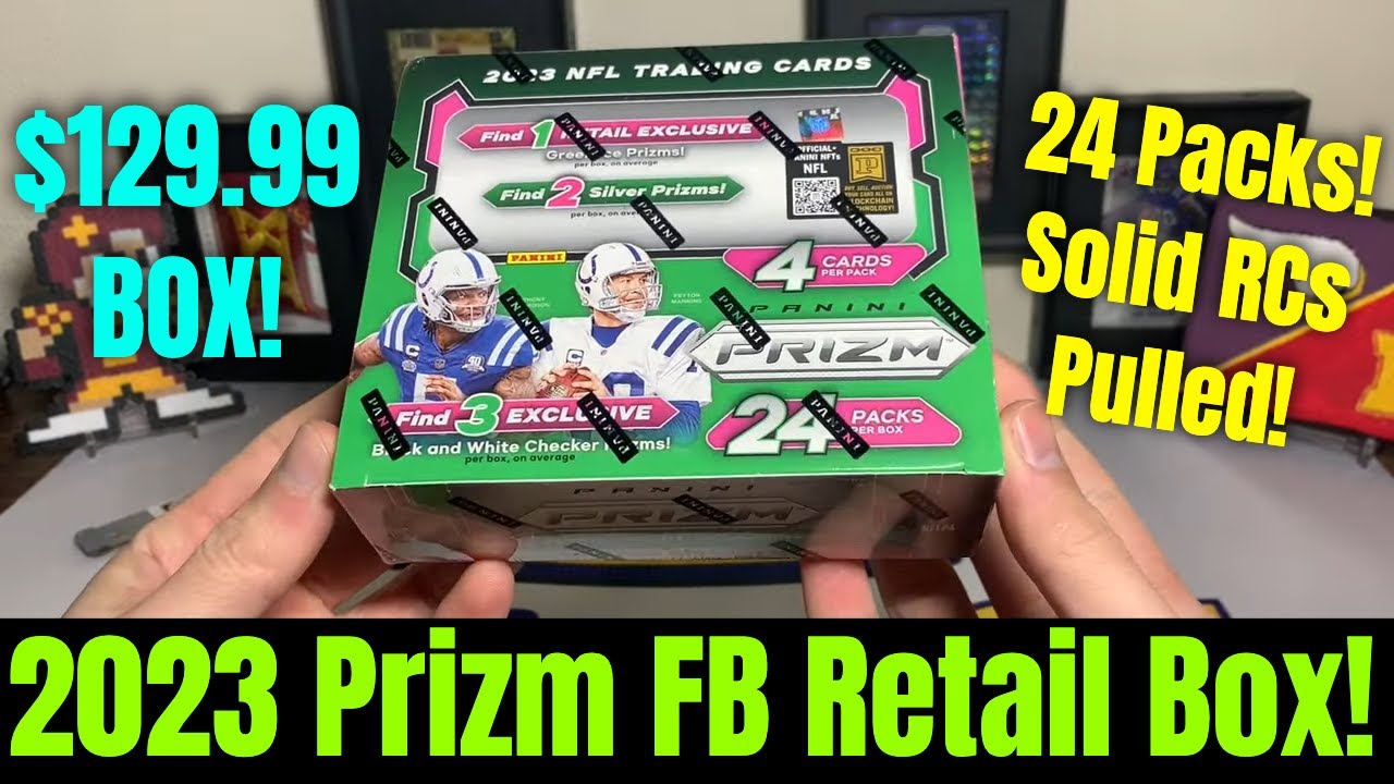 $130 2023 PRIZM FOOTBALL RETAIL BOX! I Think This Box Was Worth The Price!! Big Rookie Cards Pulled!