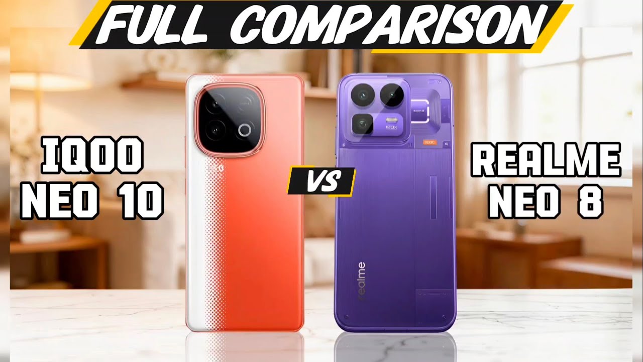 iqoo neo 10 vs Realme neo 8 || Which one is best 🤔?