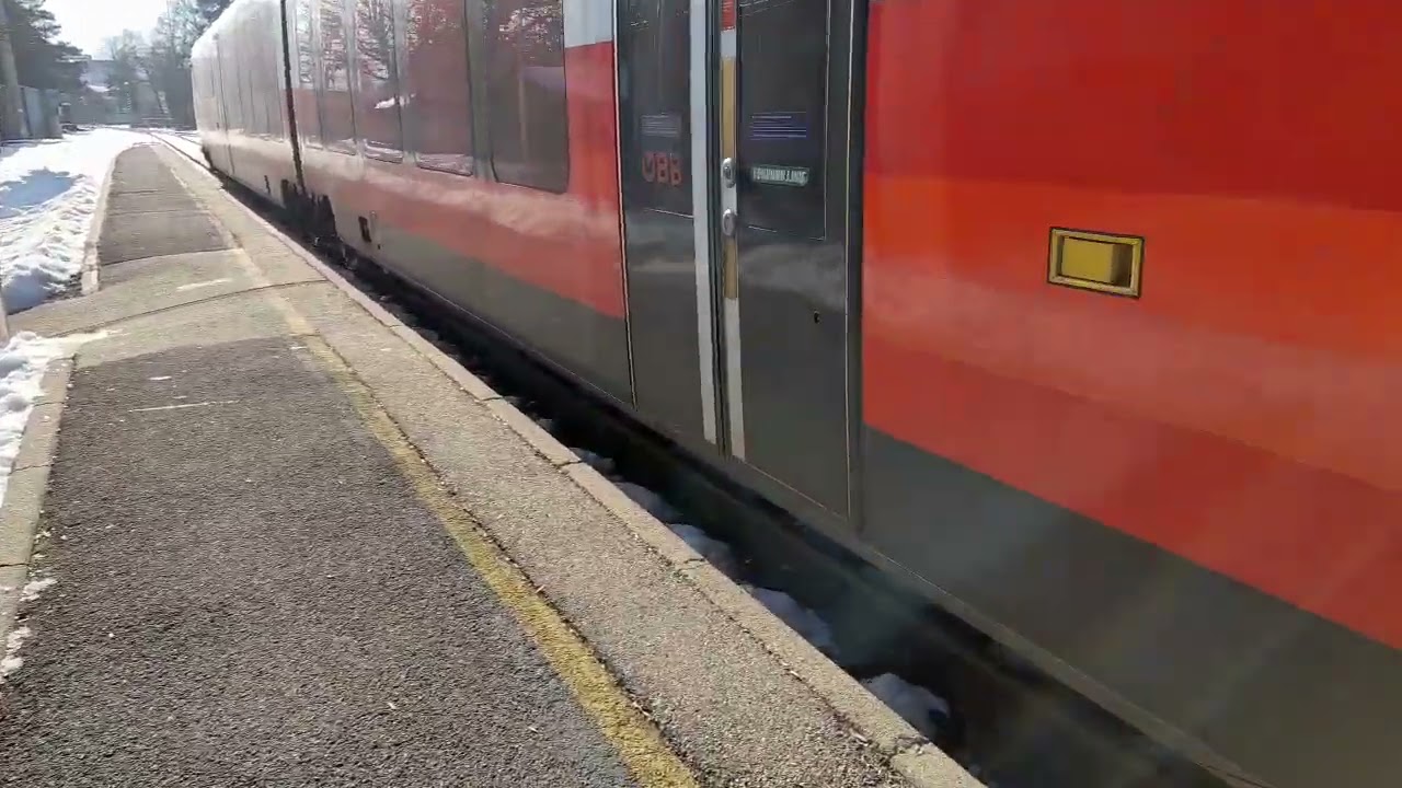 Bahnhof Purgstall um kurz nach 12:35 am 20.01.2026 