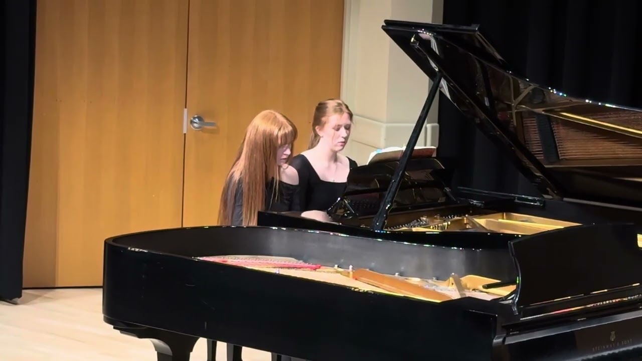 Brahms Hungarian Dance No. 2 in D Minor | Adelyn & Ashlyn Bendorf, piano